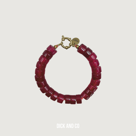 Phil Burgundy armband