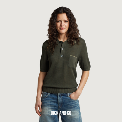 Structure Polo Knit