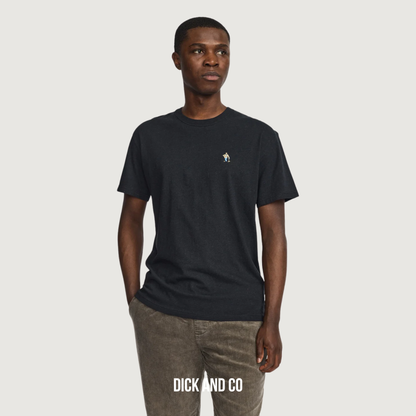 RVLT Application t-shirt / CRO in de kleur grijs (black-melange)