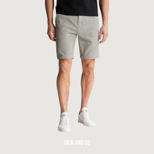 CAST IRON Regular fit chino short in de kleur beige (limestone)