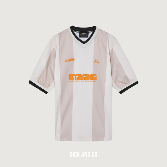 MADS NORGAARD Sport Football Tee t-shirt in de kleur beige (oatmeal)
