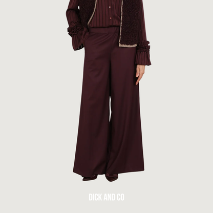 NUKUS Lieve Pants broek in de kleur paars (cherry)