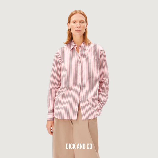 Stripe Loose Shirt Blouse