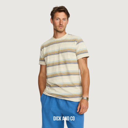 RVLT Regular t-shirt in de kleur beige (offwhite)