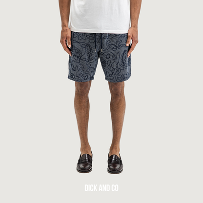 BUTCHER OF BLUE Alex Embro short in de kleur blauw (alaska blue)