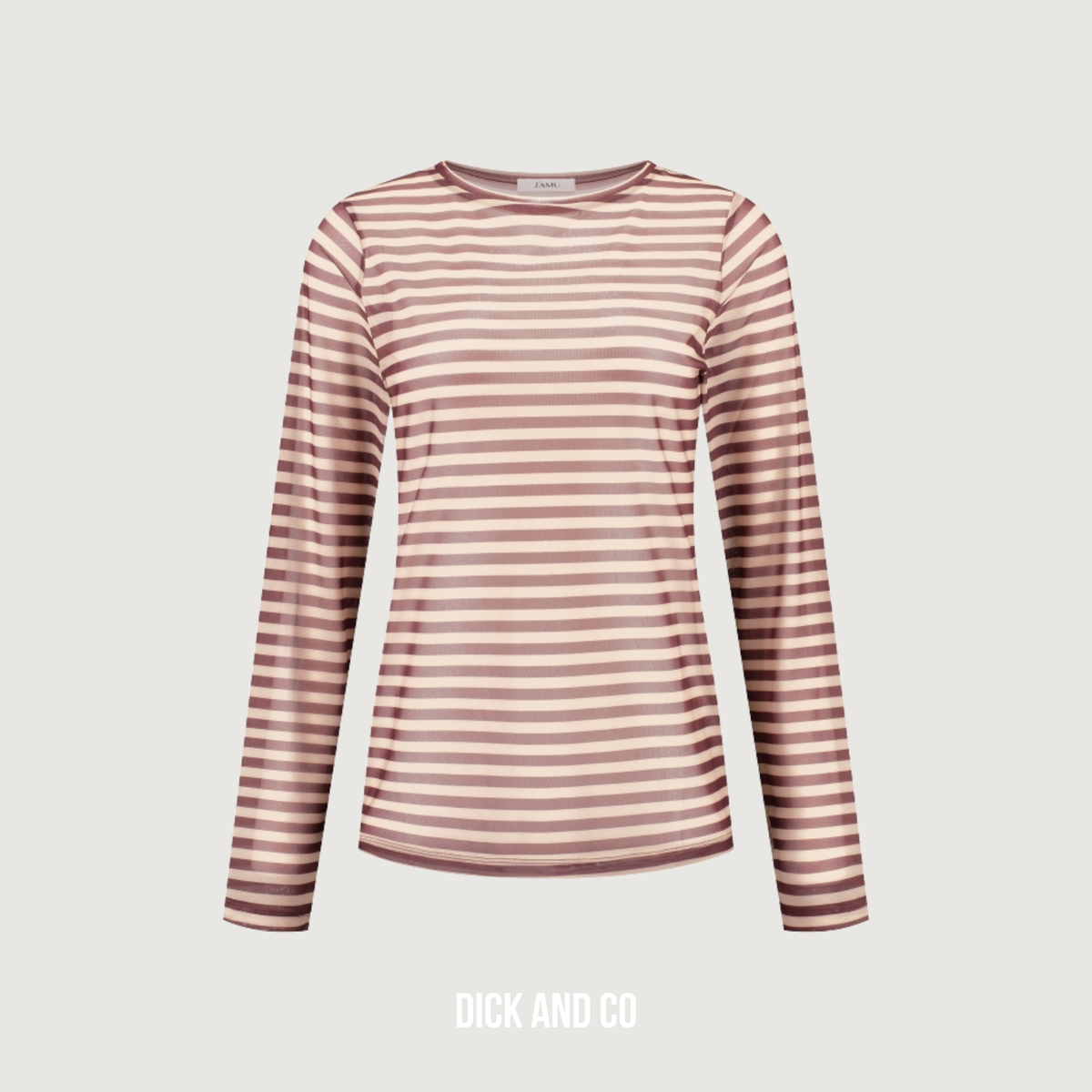 T-Shirt Dove Mesh Stripe