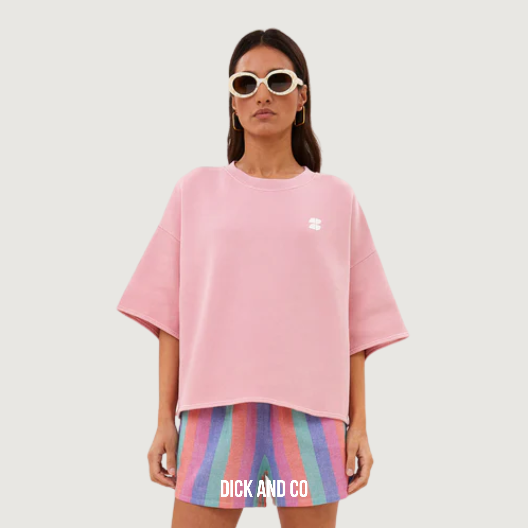 BY-BAR Willow Dictionary top in de kleur roze (dusty pink)