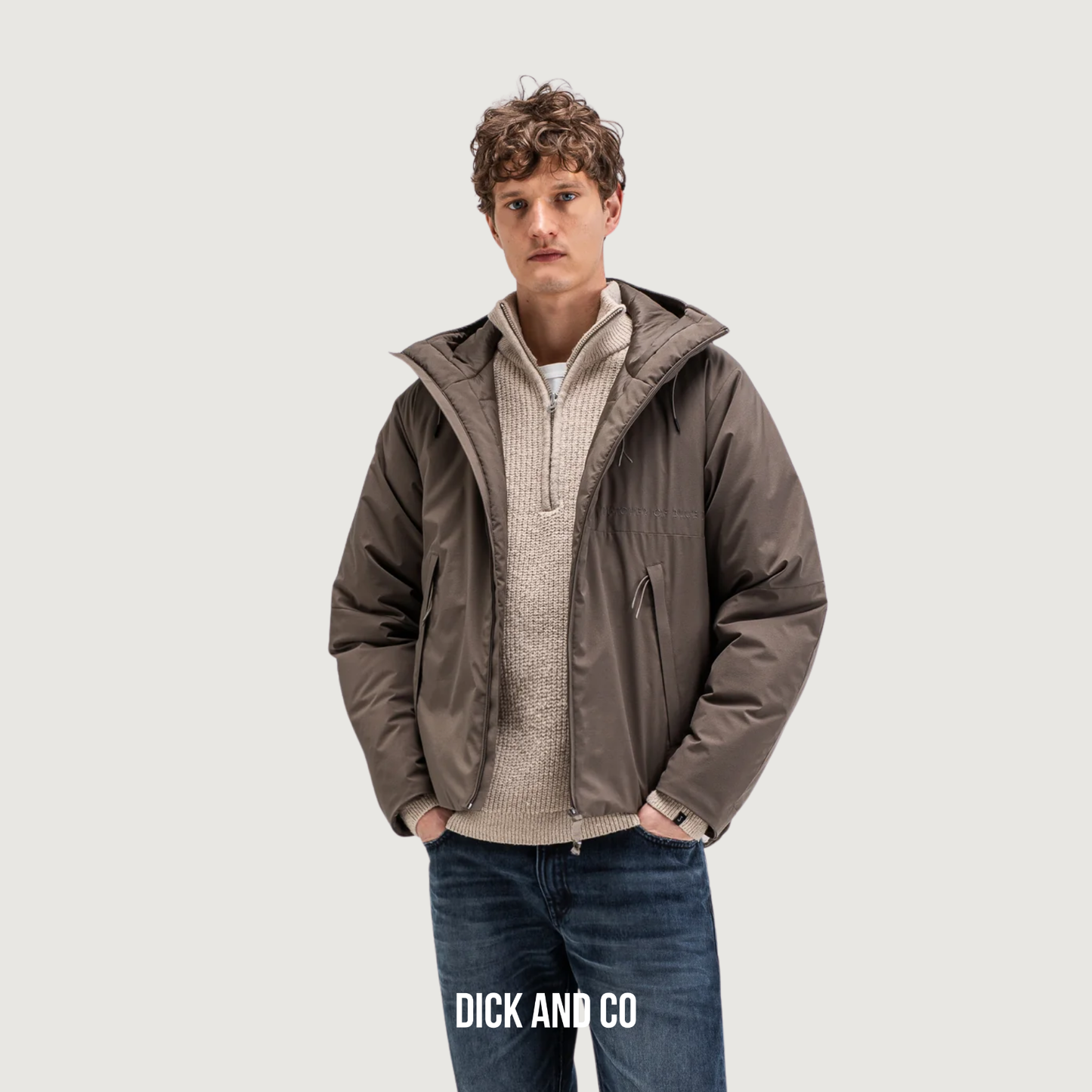 BUTCHER OF BLUE Landon Jacket jas in de kleur bruin (chestnut brown)