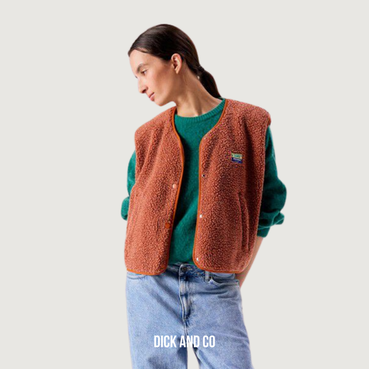 AMERICAN VINTAGE Hoktown jas in de kleur oranje (| terracotta gemêleerd)