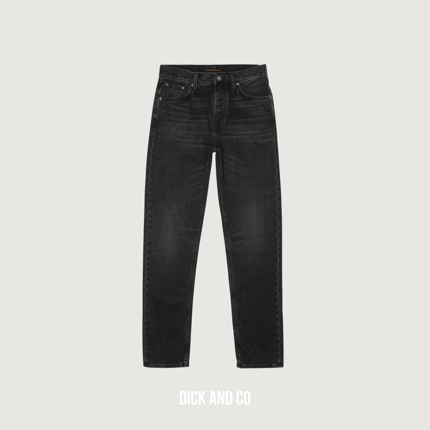 NUDIE Steady Eddie II jeans in de kleur blauw (black fog)