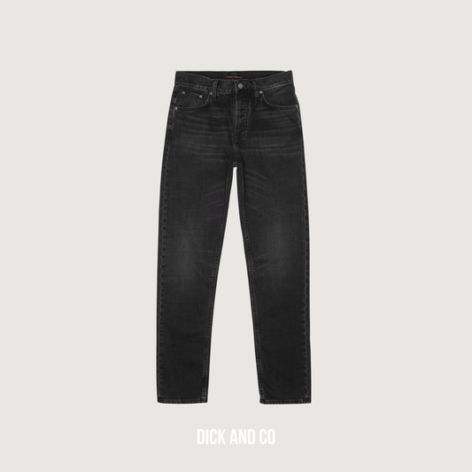 NUDIE Steady Eddie II jeans in de kleur blauw (black fog)