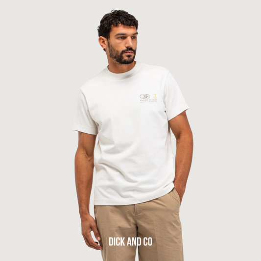BUTCHER OF BLUE Army Elphin Loose Tee t-shirt in de kleur wit (titan white)