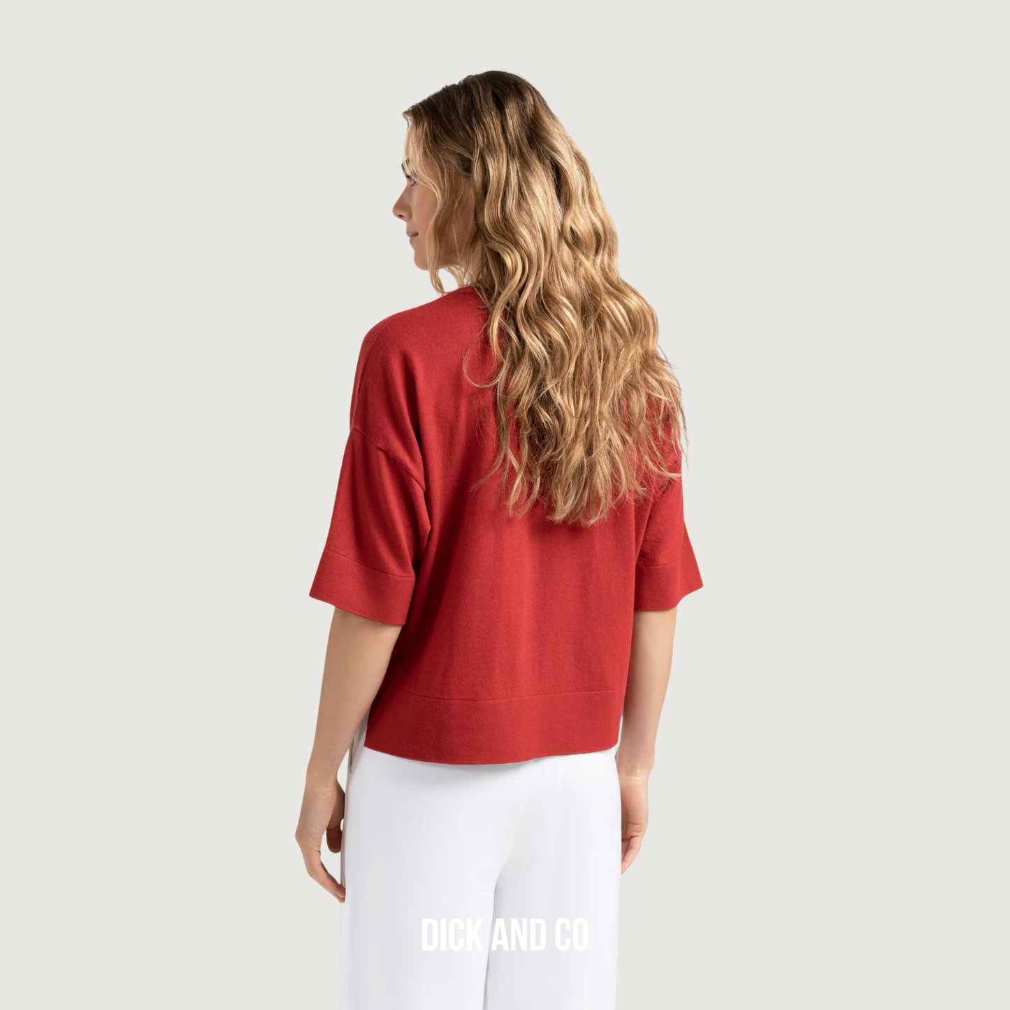 Oversized fijngebreid T-shirt (01-000454-507)