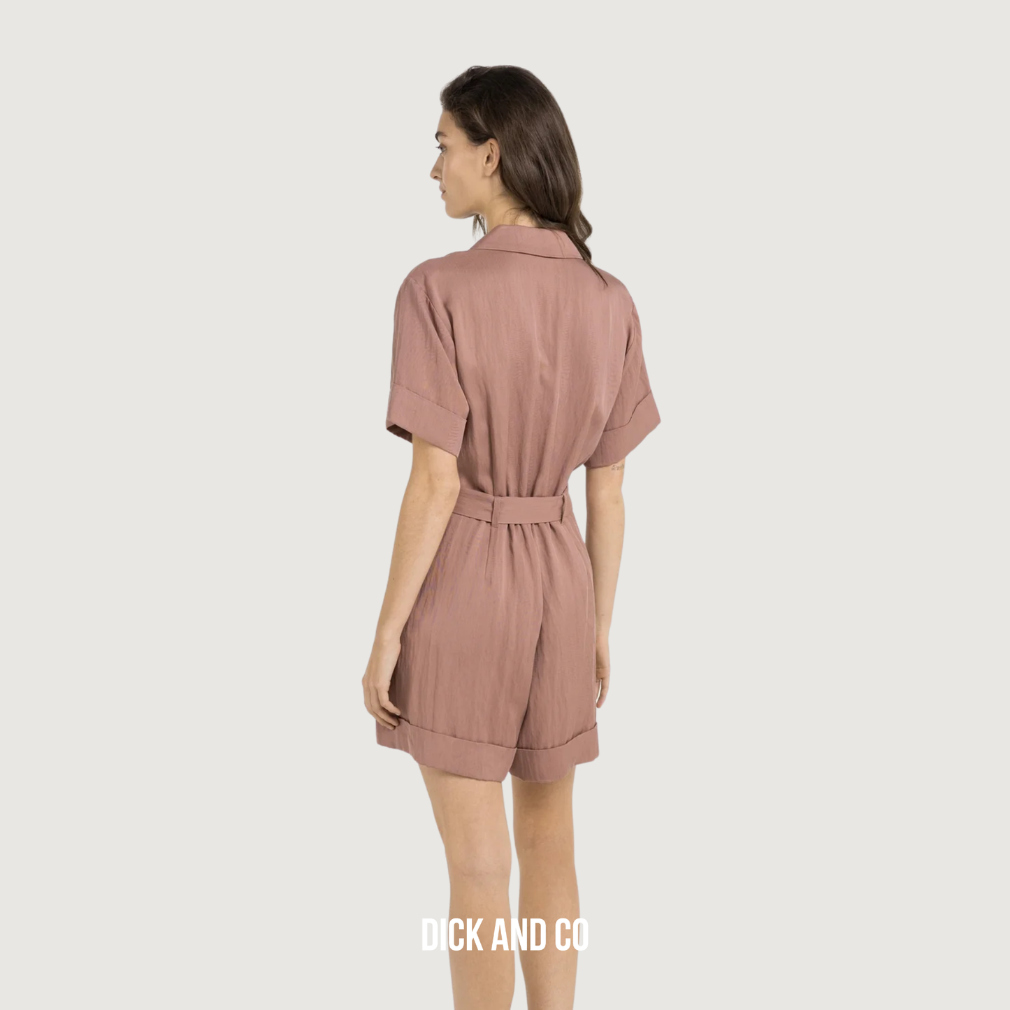 Playsuit met dubbele knopen