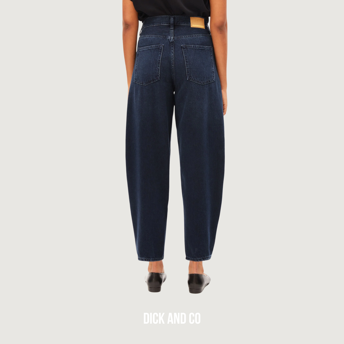 Baarly Hoge Taille Barrel jeans