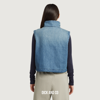 2-Pkt Padded Zip vest