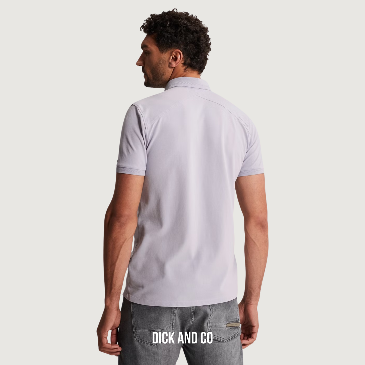 Polo katoen met stretch