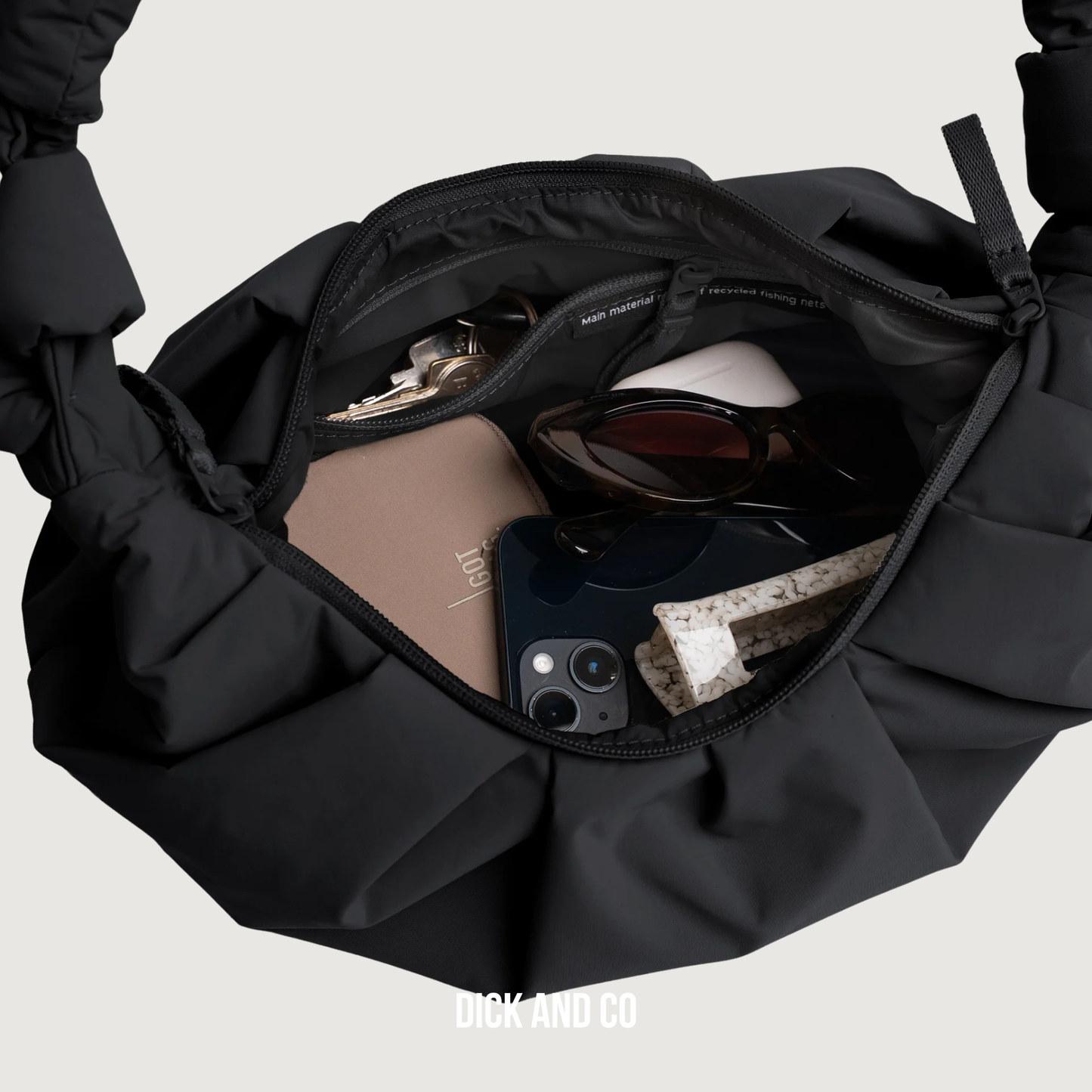 Pleat Moon Bag Small