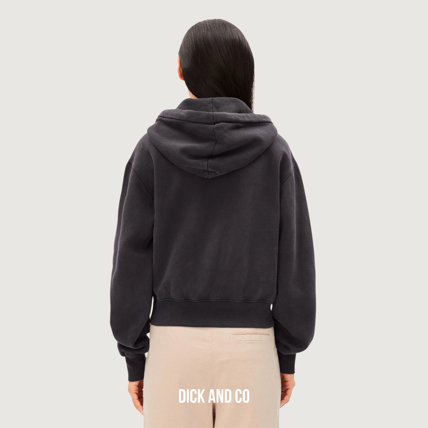 Cropped Zip-Sweatshirt sweater