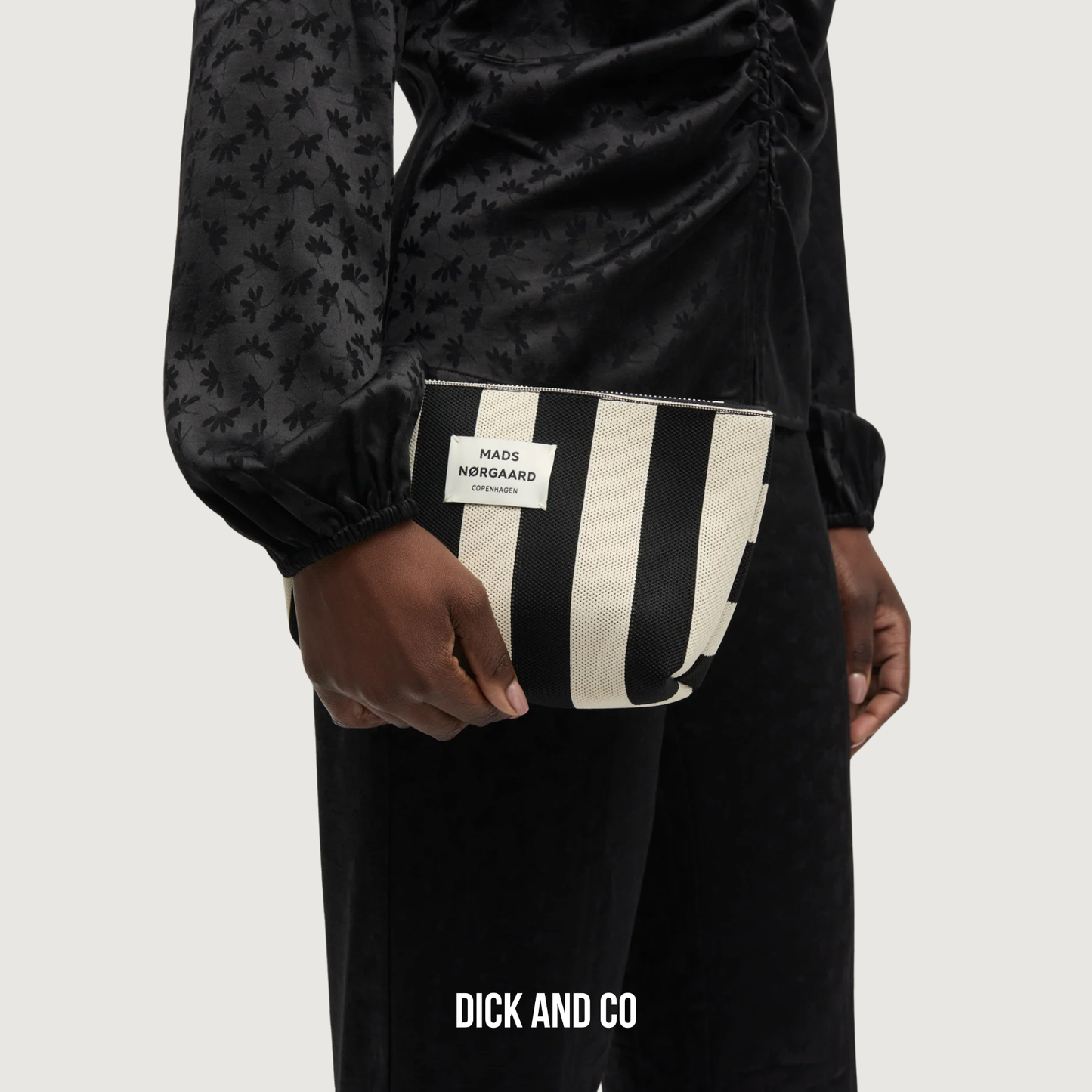 Knit Stripe Hof Make-Up Bag