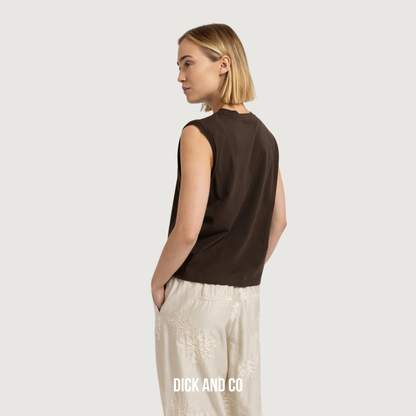 Mouwloze top