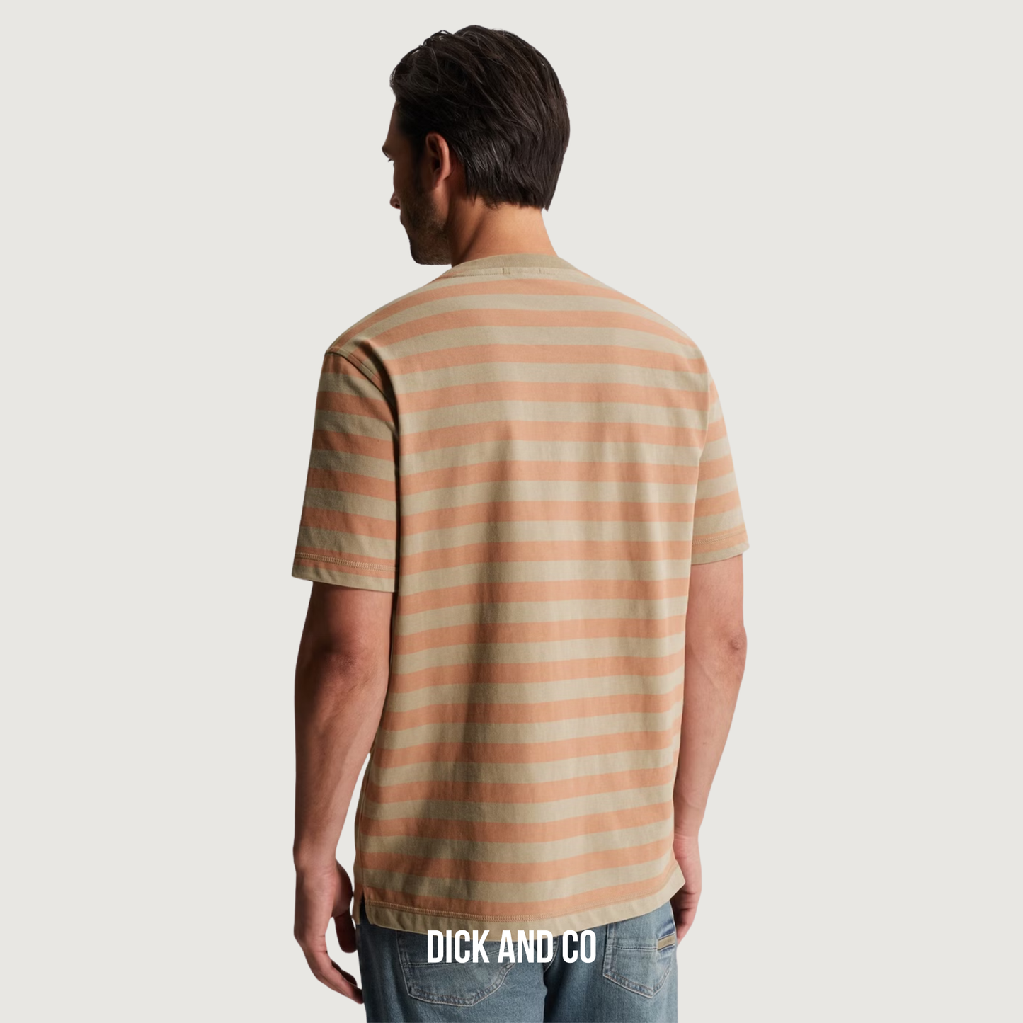 T-shirt van jersey met streeppatroon