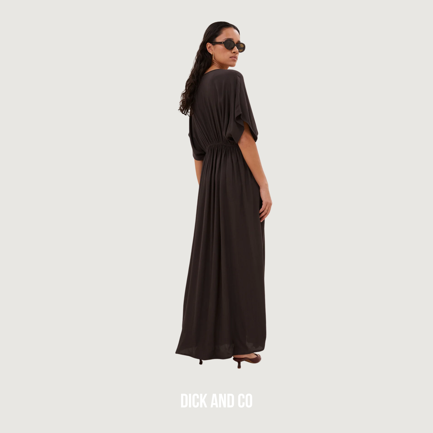 Long twill dress