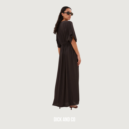 Long twill dress