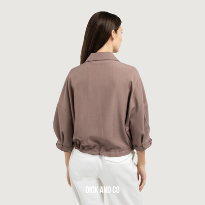 Blousejack met klepzakken