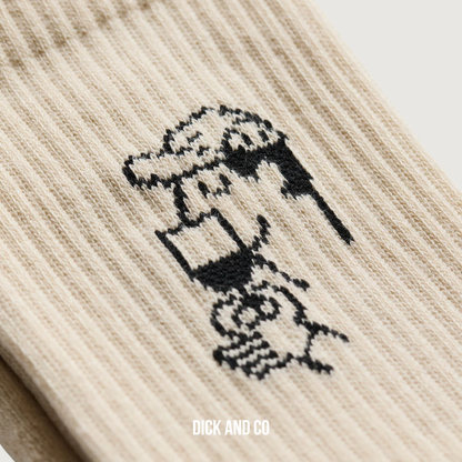 Jaquard Crew Sock