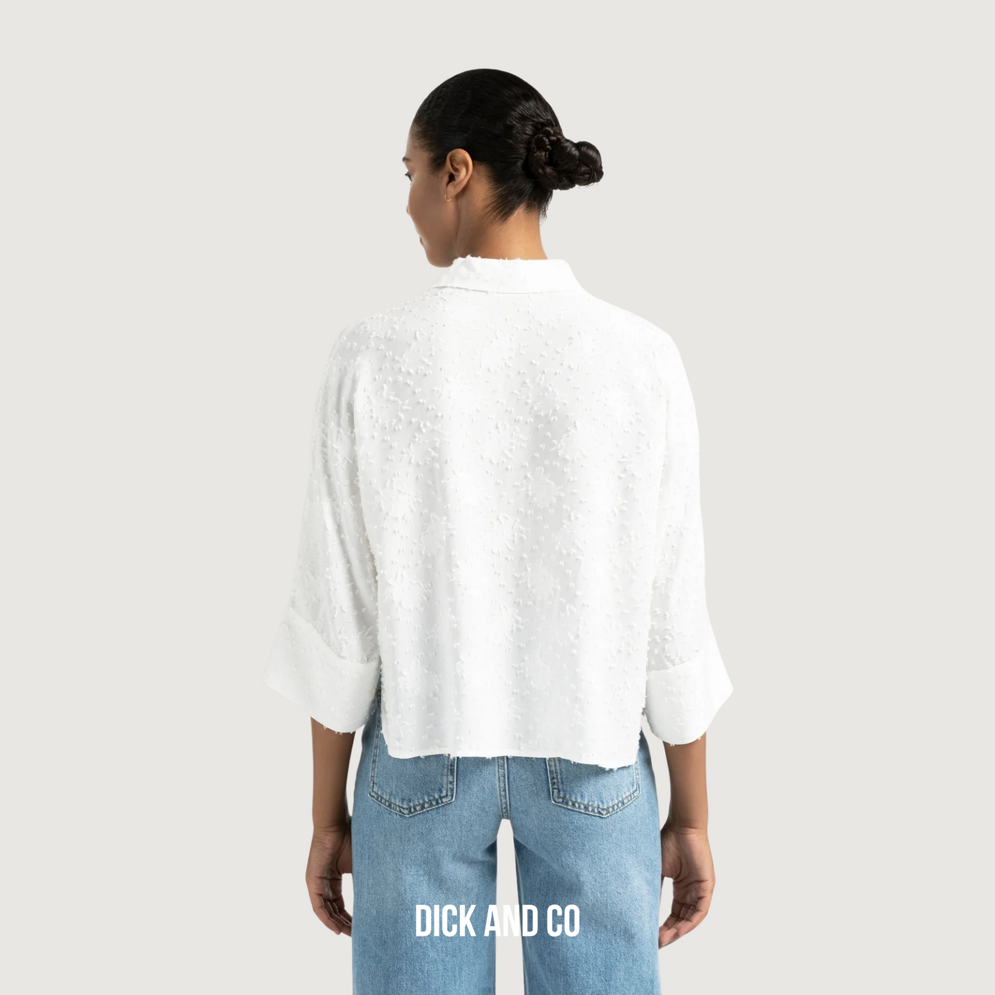 Korte luchtige blouse (01-201165-507)