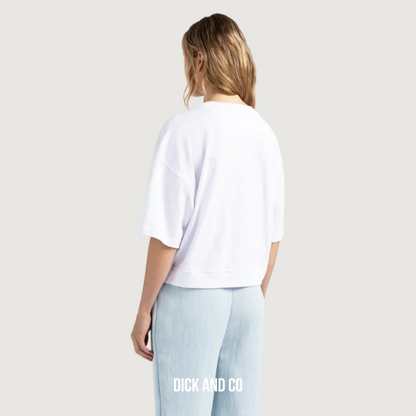 T-shirt gemêleerde textuur (01-109089-506)