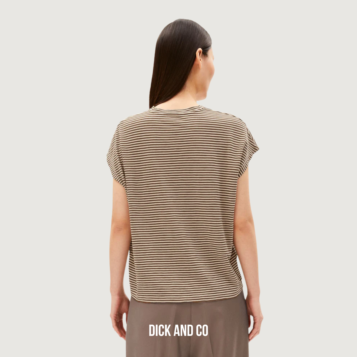 Gestreept Jersey t-shirt