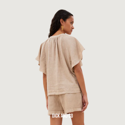 Vina Linen blouse
