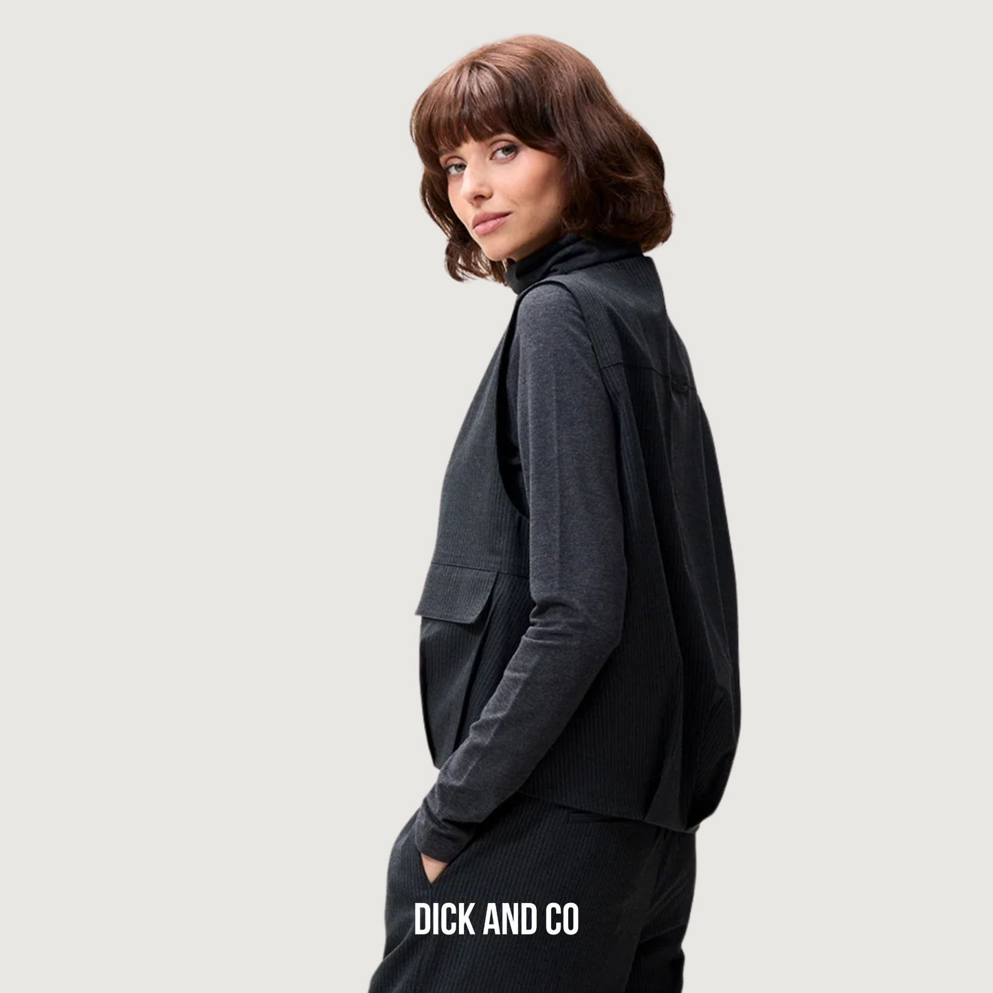 Pinstripe bodywarmer (2504022402)