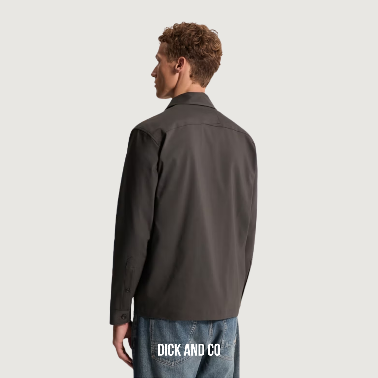 Overshirt met borstzakken en ritssluiting