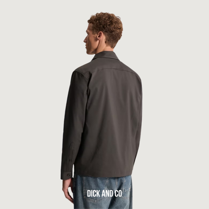 Overshirt met borstzakken en ritssluiting