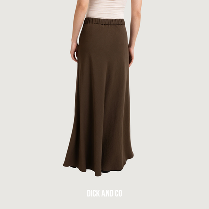 Maxi rok met elastische taille
