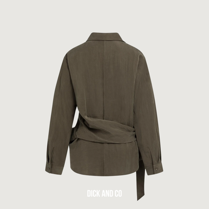 Blouse met knoopdetail
