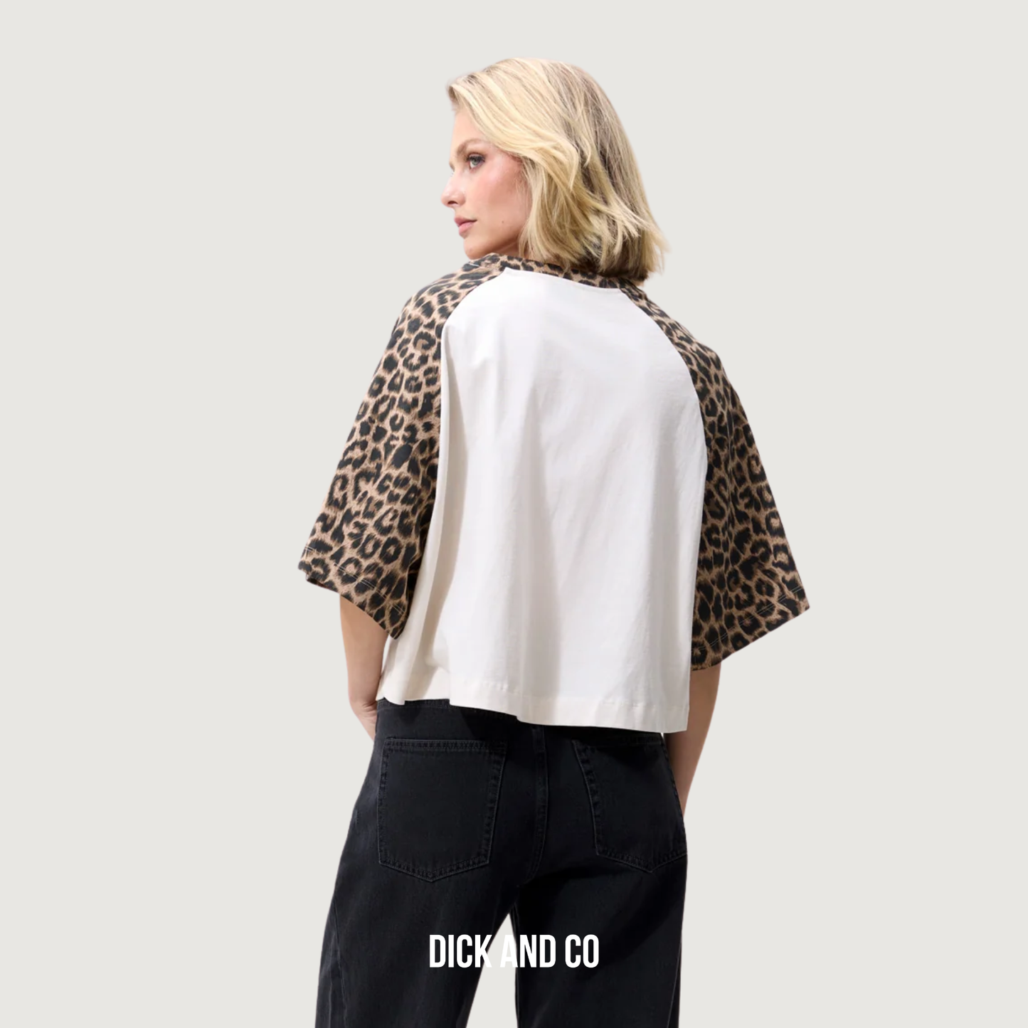 Baseball leopard t-shirt