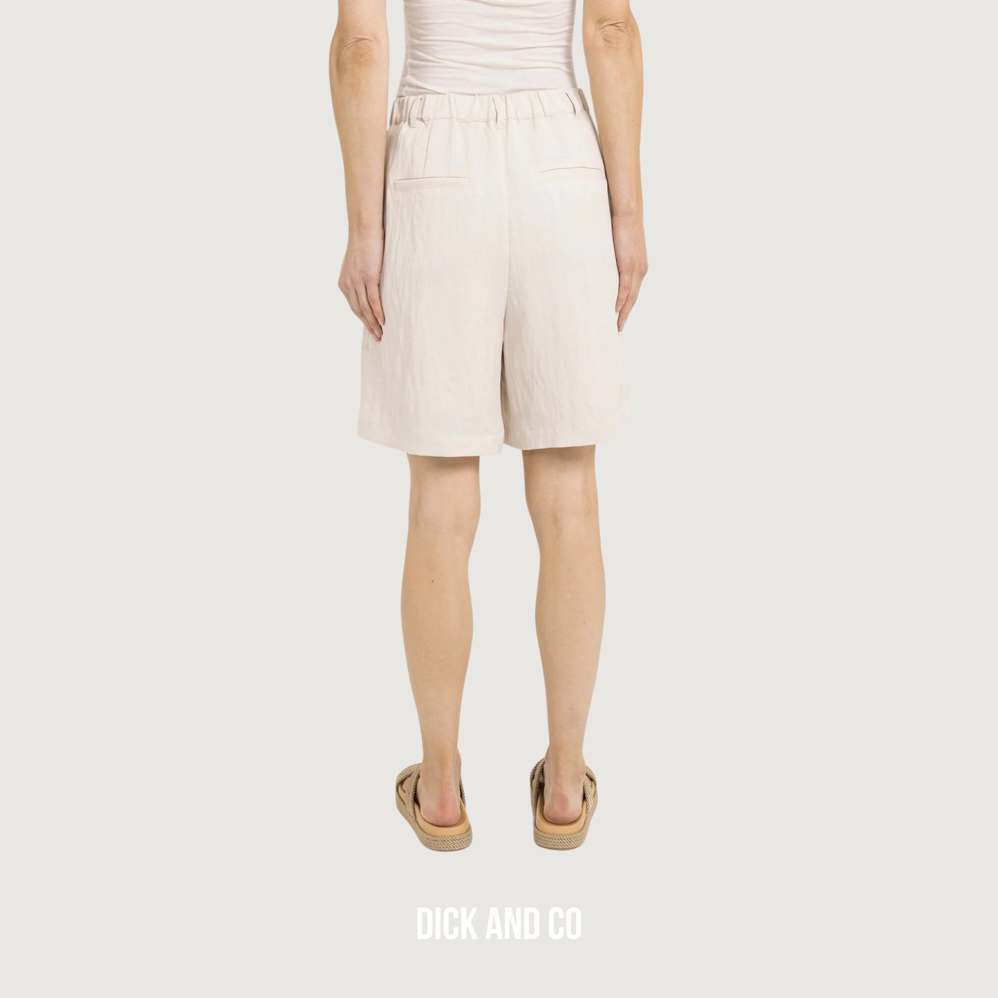 Geweven bermudashort