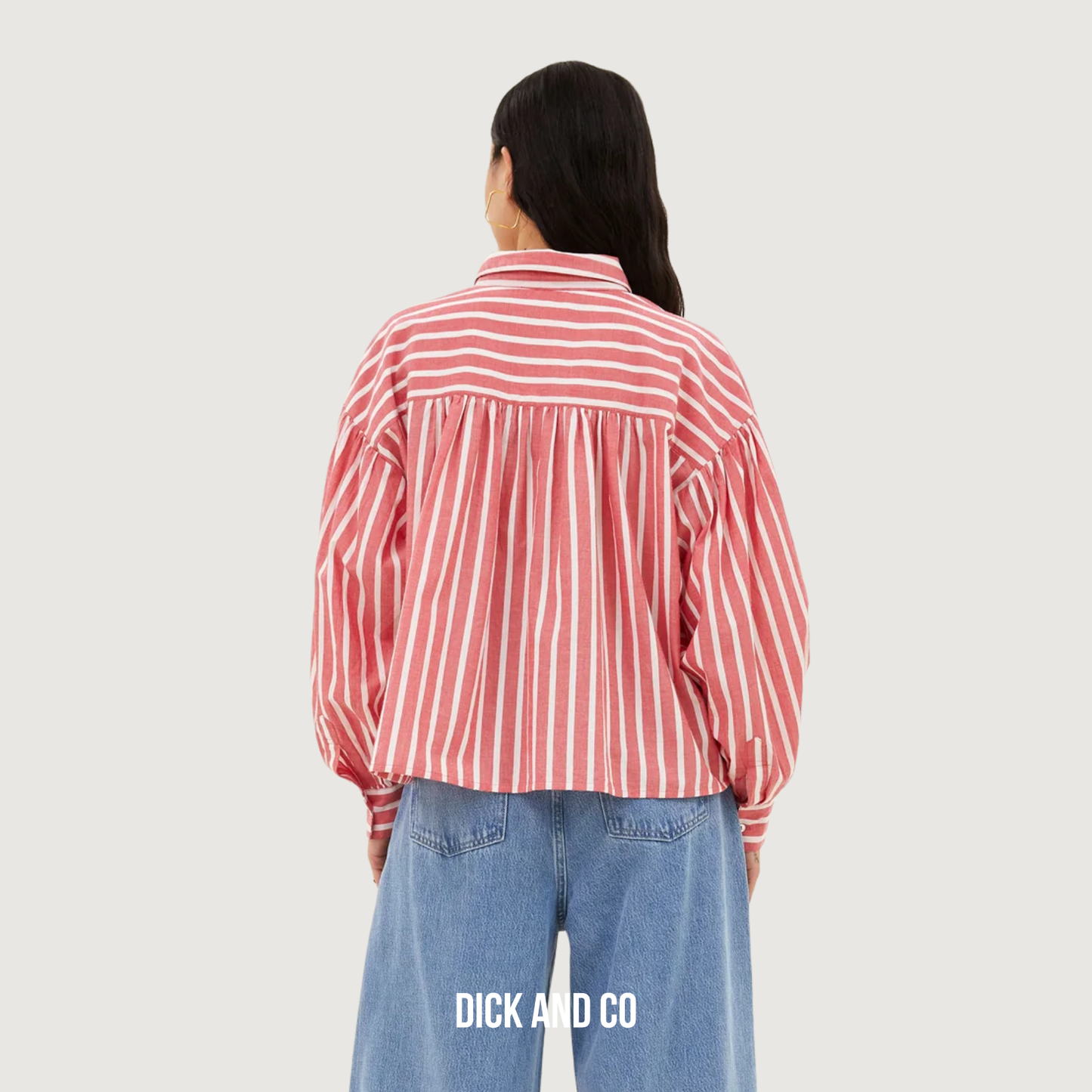 Sarah Short Stripe Blouse