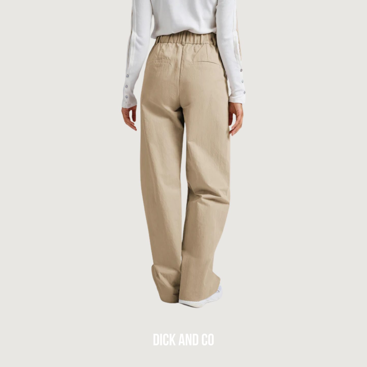 Geweven katoenen broek (01-301178-503)