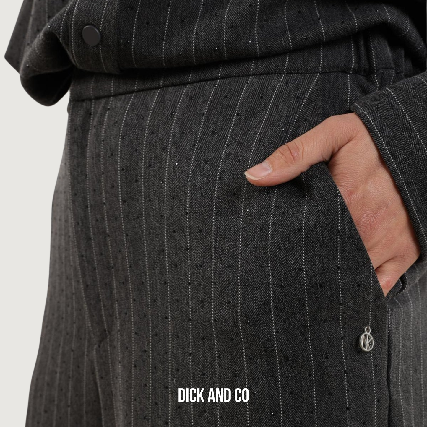 Fenna Pants Stripe Strass (Nkf09032)