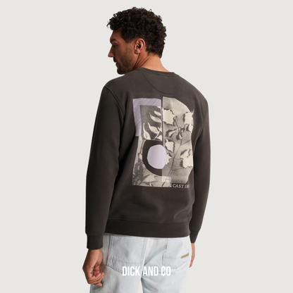 Sweatshirt met back artwork