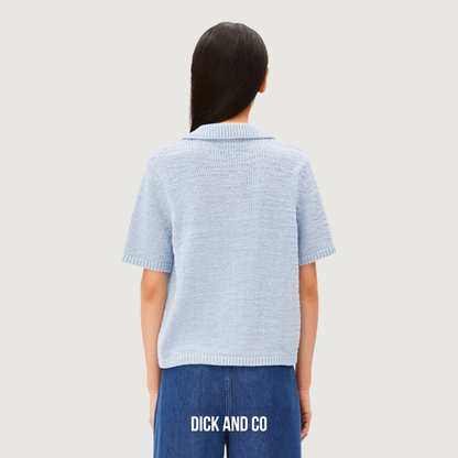 Iconic Å Katoenen Polo-Gebreide trui