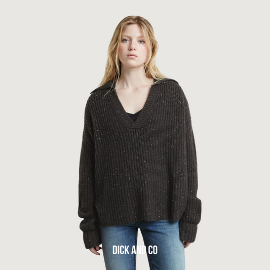 Heavy Knitted Loose Polo