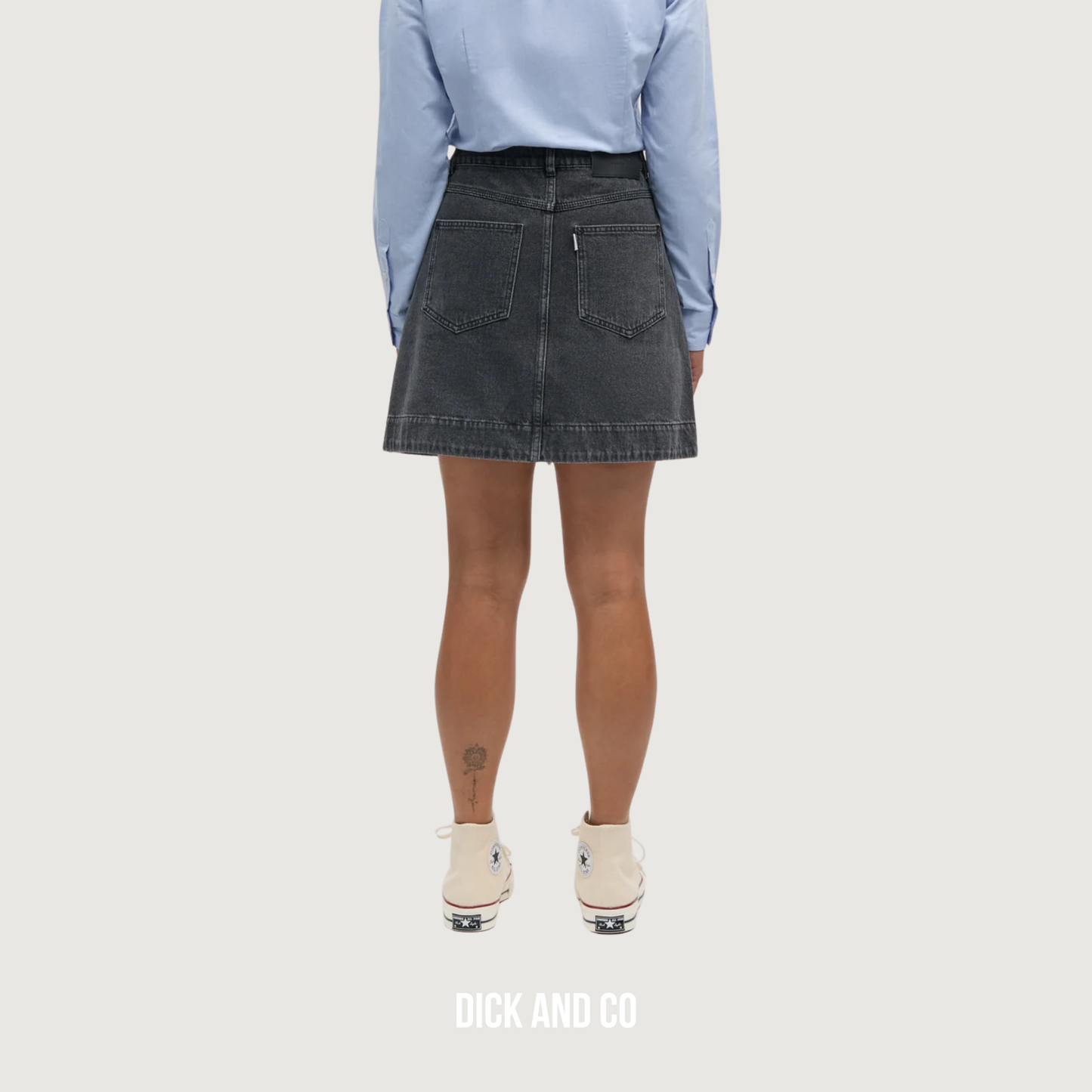 Luke Black Denim Riva Skirt