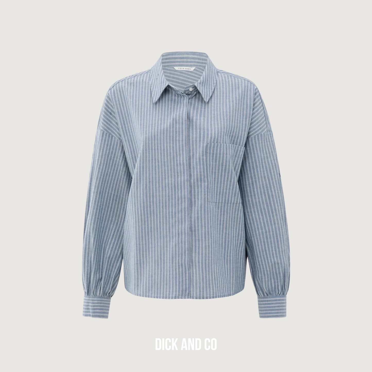 Gestreepte blouse (01-201178-508)