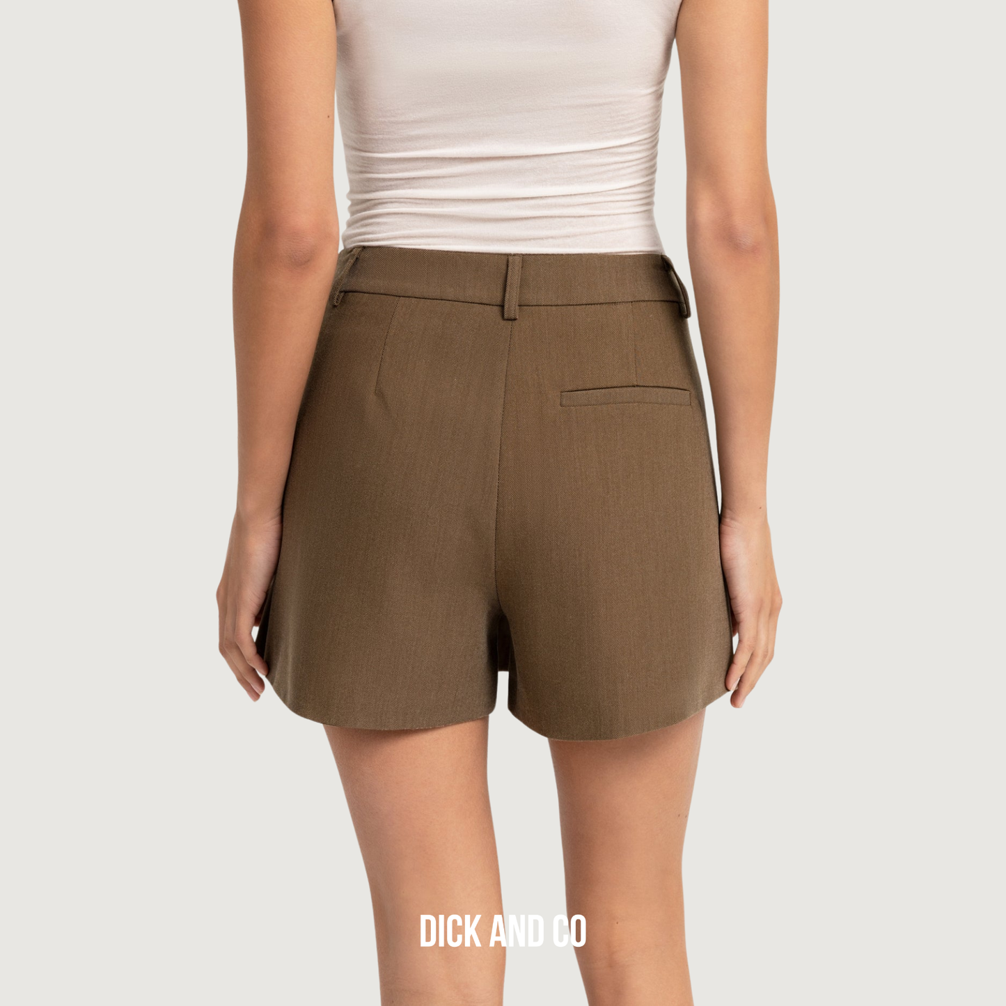 Mini skort met plooidetail